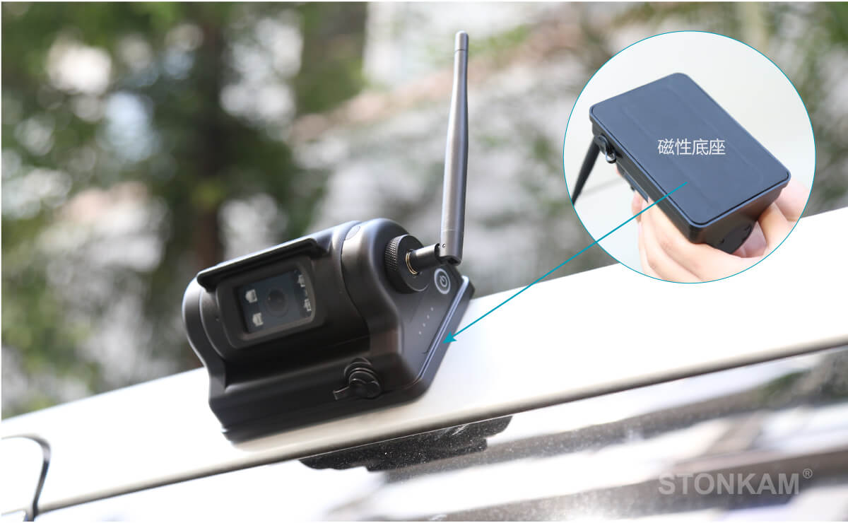 高清車載wifi無線監(jiān)控電池?cái)z像頭 - 布線簡單