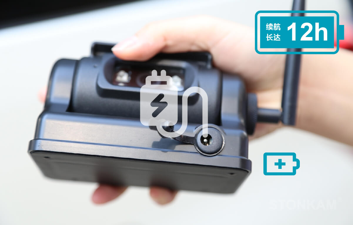 高清車載wifi無線監(jiān)控電池?cái)z像頭 - 內(nèi)置可充電電池